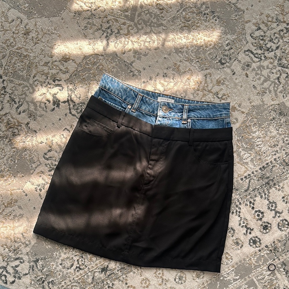 Sandro Denim Skirt